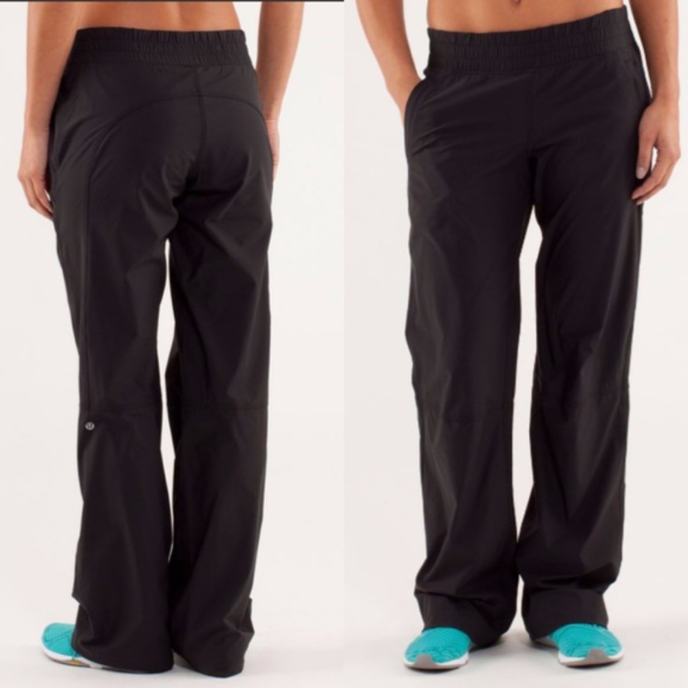 Lululemon Run: Dog Runner Pant - Size 8 - Black